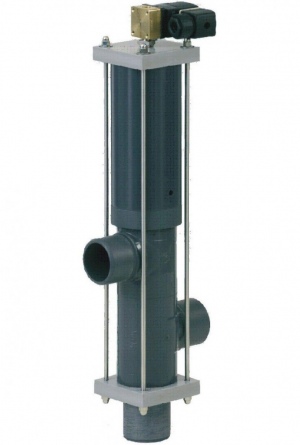 Вентиль 3-позиционный автоматический Besgo DN40/d50мм с э/м клапаном